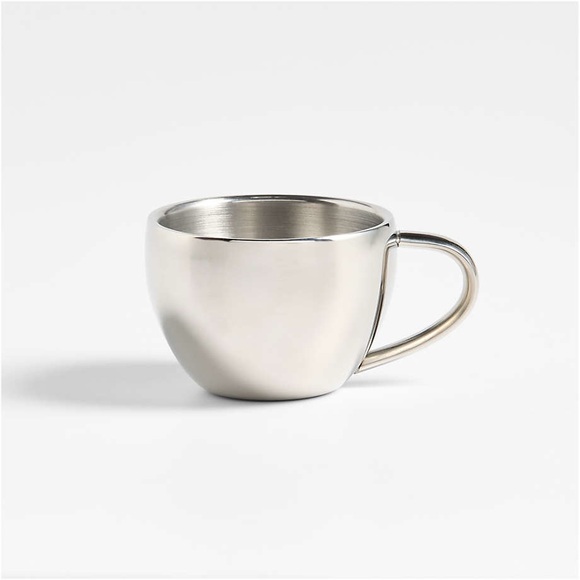 Crate&Barrel Other - Crate and Barrel Stainless Steel Espresso Mug Set